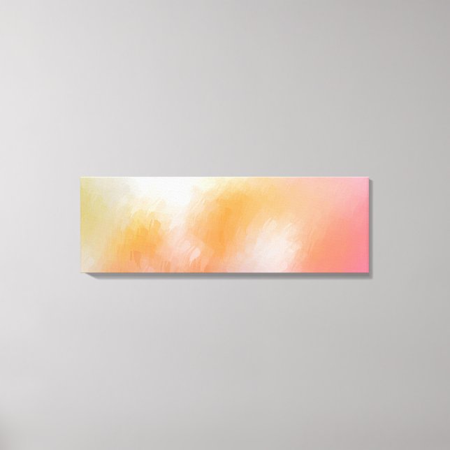 Abstrakt Art Modern Gult Grönt Red Rosa Blue Canvastryck (Framsida)
