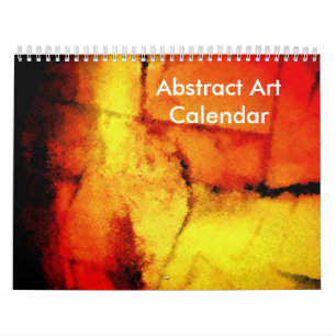 Abstrakt Art Modern konstnärsskapande Kalender