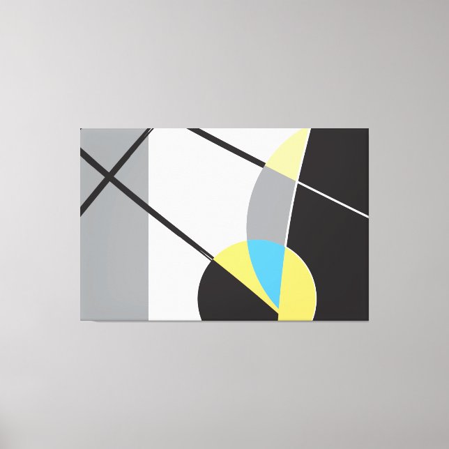 Abstrakt Art, modern, Shapes by ©Lorena Depante Canvastryck (Framsida)