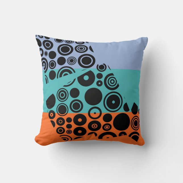 Abstrakt Art Mönster - Pillow Kudde (Framsida)