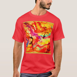 Abstrakt Art Mönster T Shirt