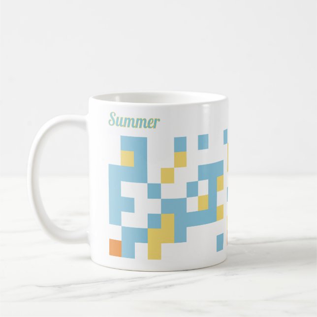 Abstrakt Art Mugg - Sommaren (Vänster)