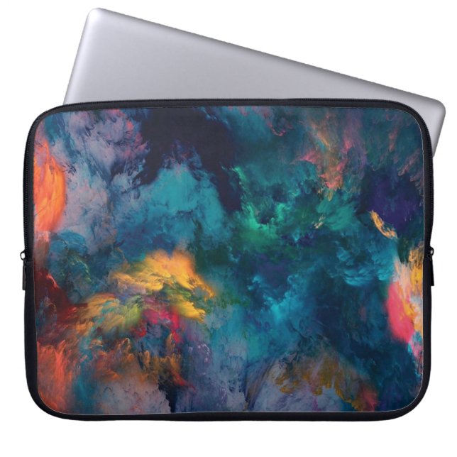 Abstrakt art Neoprene Laptop sleeve 15 tum (Framsidan)