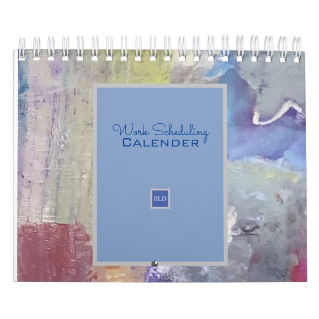 Abstrakt Art och månatlig kalender för bibelblad (Omslag)