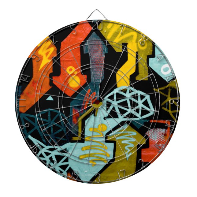 Abstrakt Art of Arrows Darttavla (Framsidan)