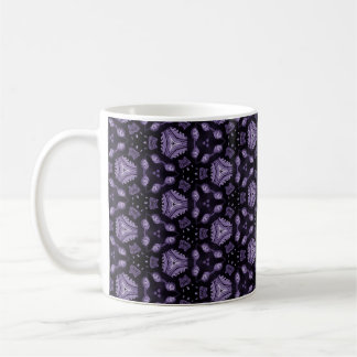 Abstrakt art öga och mönster med diamanter  kaffemugg