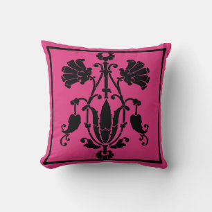 Abstrakt Art om djupgående Rosa Pillow Kudde