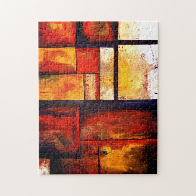 Abstrakt Art Original Kreativ Modern Pussel (Vertikal)