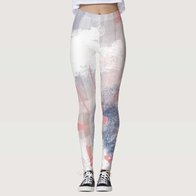 Abstrakt Art Original Modern Leggings (Framsida)