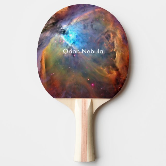 Abstrakt Art Orion Nebula Space Galaxy Himlar Pingisracket (Framsidan)