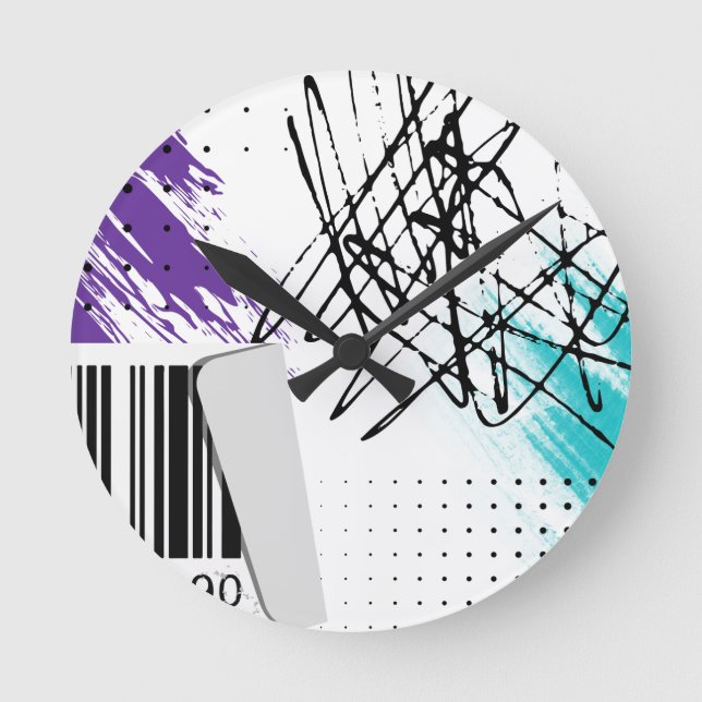 Abstrakt Art på en väggklocka (Framsida)
