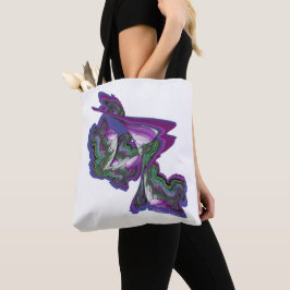Abstrakt Art på ett Tygkasse