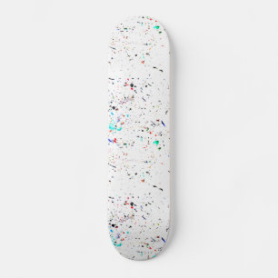 Abstrakt Art Paint Stänk Spole Skateboard Bräda 20,5 Cm