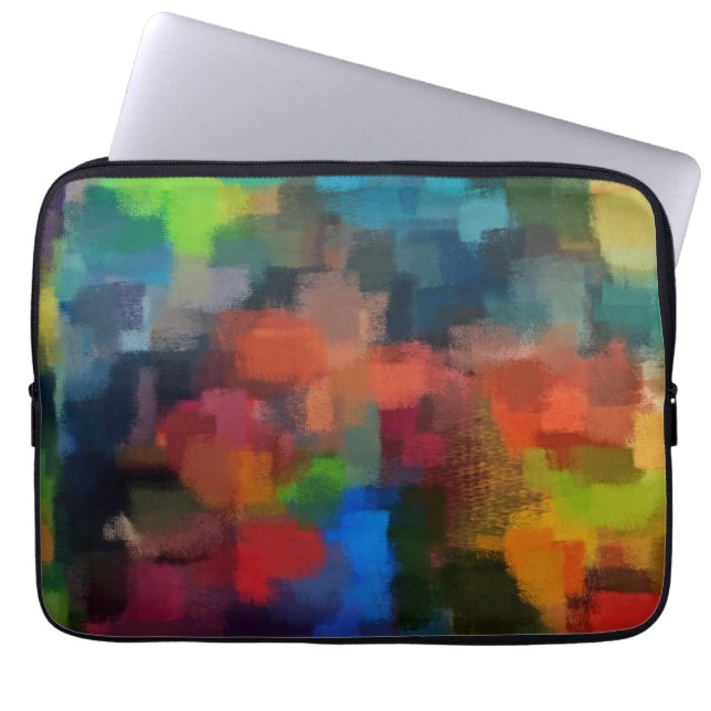 Abstrakt Art Painting 34 Laptop Fodral (Framsidan)