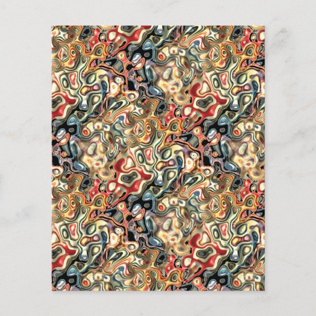 Abstrakt Art Pappra Lakan (Framsida)