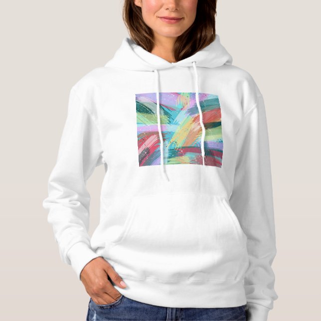 Abstrakt Art Pastel T Shirt (Framsida)