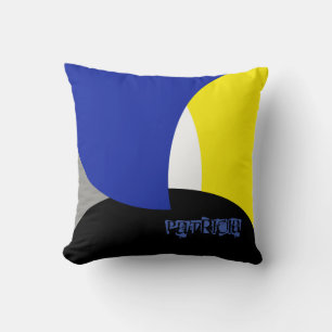 Abstrakt Art Patricia Lägg till ditt namn Cushion Kudde