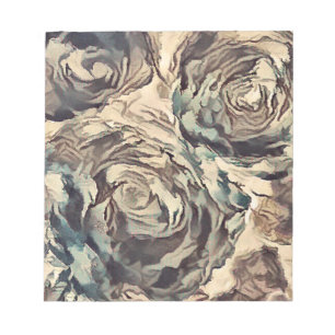Abstrakt art penseltexturerad ro skriver ut brunt anteckningsblock