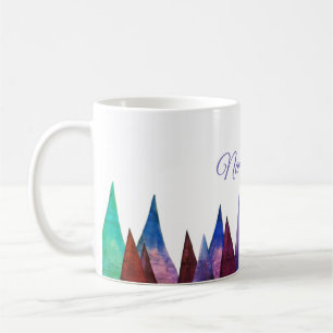 Abstrakt Art personlig mugg