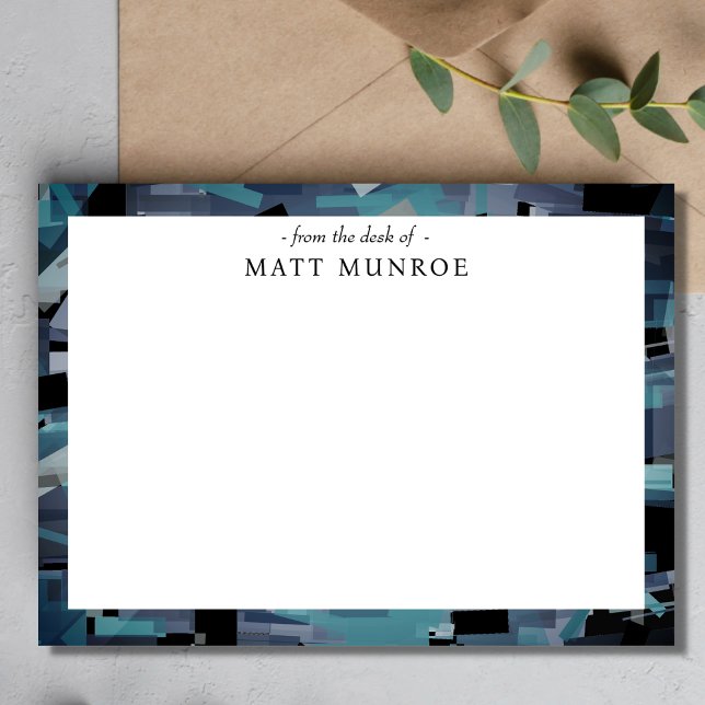Abstrakt Art Personlig Stationery Anteckningskort (Skapare uppladdad)