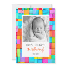 Abstrakt Art PHOTO-familjen NAMN färgåret Baby