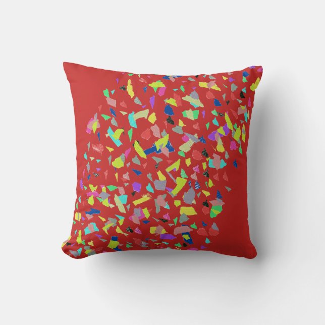 Abstrakt Art Positive Vibes Dekorativ kudde Cushio (Framsida)