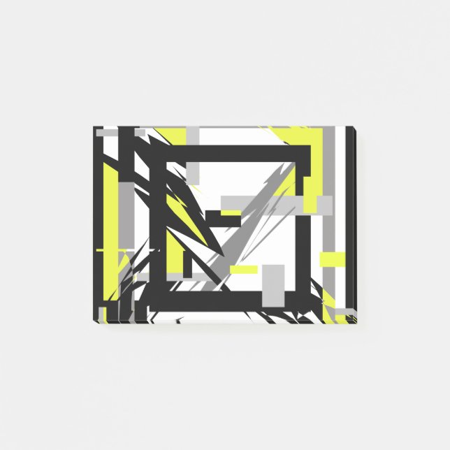 Abstrakt Art Post-it Block (Framsida)
