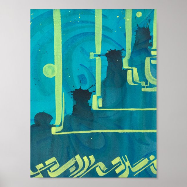 Abstrakt Art Poster (Framsidan)