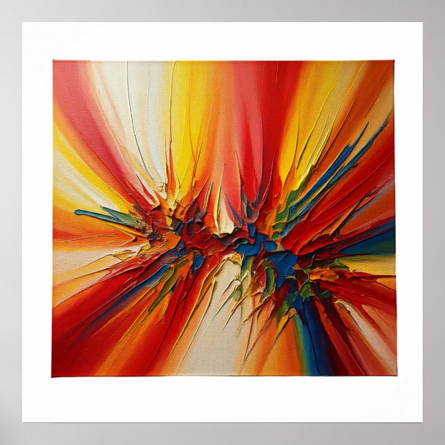 Abstrakt Art Poster (Framsidan)