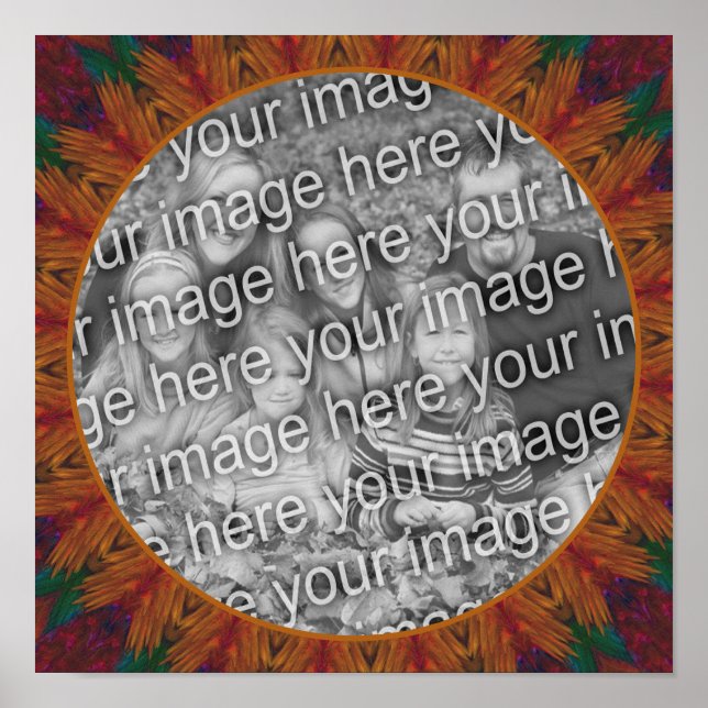 Abstrakt Art Ram Skapar ditt eget foto Poster (Framsidan)