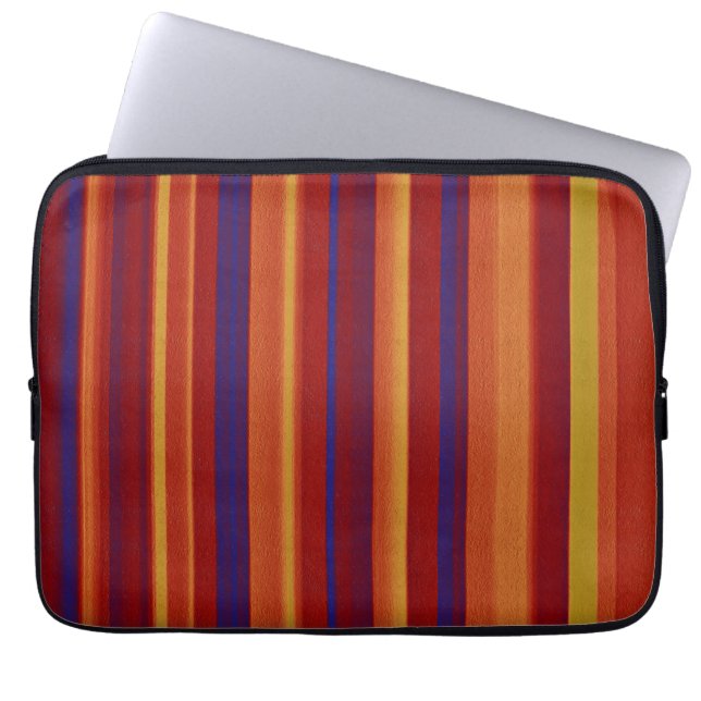 Abstrakt Art | Retro Rand 3 Laptop Sleeve (Framsidan)