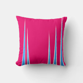 Abstrakt Art Rosa Blue White Minimalism Kudde