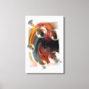 abstrakt art serdar hizli-teckningar canvastryck