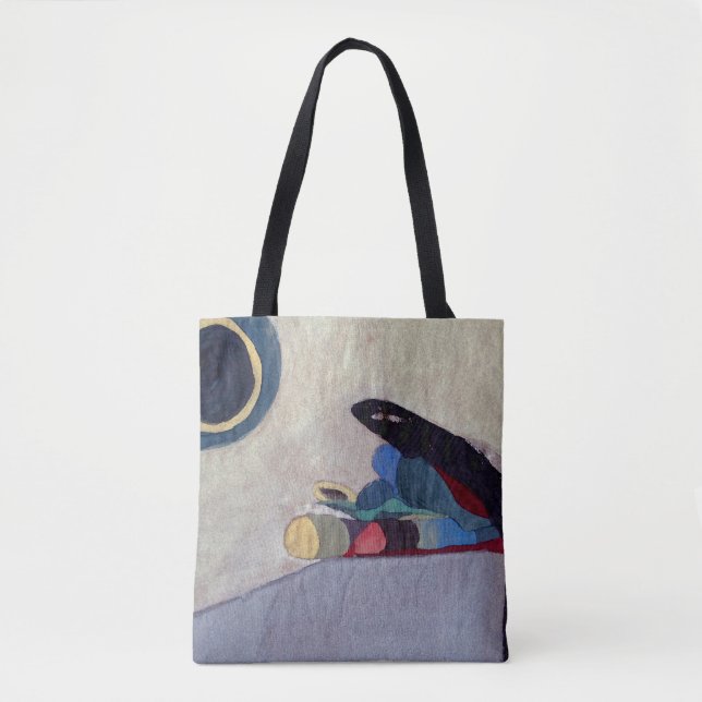 Abstrakt Art Shoulder Tote Tygkasse (Framsida)