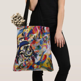 Abstrakt Art Shoulder Tote Tygkasse