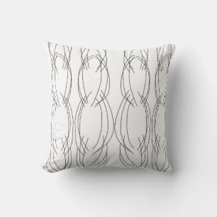 Abstrakt Art Sketch Cushion Dekorativ kudde
