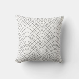 Abstrakt Art Sketch Cushion Dekorativ kudde