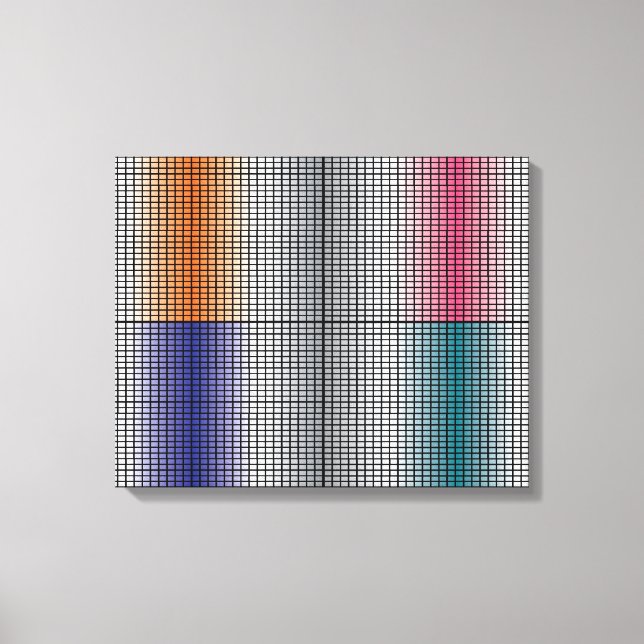 Abstrakt Art - startdekan Canvastryck (Framsida)