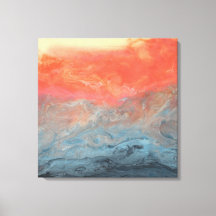 Abstrakt Art - "Stormy Sunset"