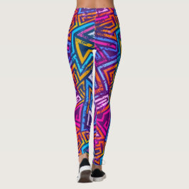 Abstrakt Art - Streetart Leggings - Geometric Art