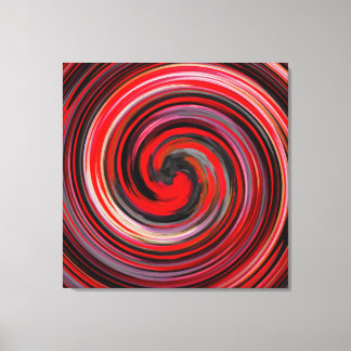 Abstrakt Art Swirl-färgad färgbakgrund #24 Canvastryck