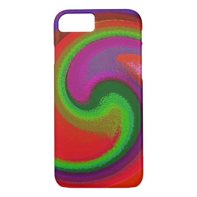 Abstrakt Art Swirl-färgad färgbakgrund #31 Case-Mate iPhone Skal (Baksida)