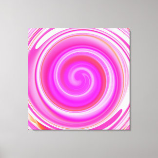 Abstrakt Art Swirl färgstark färgbakgrund #30 Canvastryck