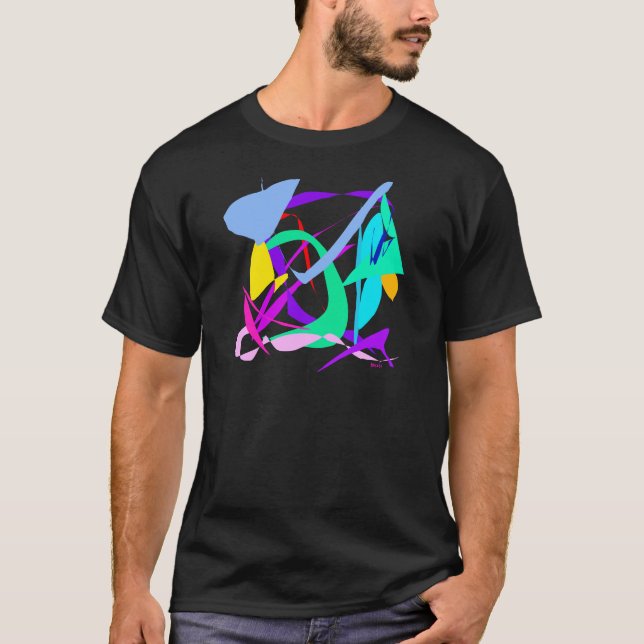 Abstrakt Art T-shirt (Framsida)
