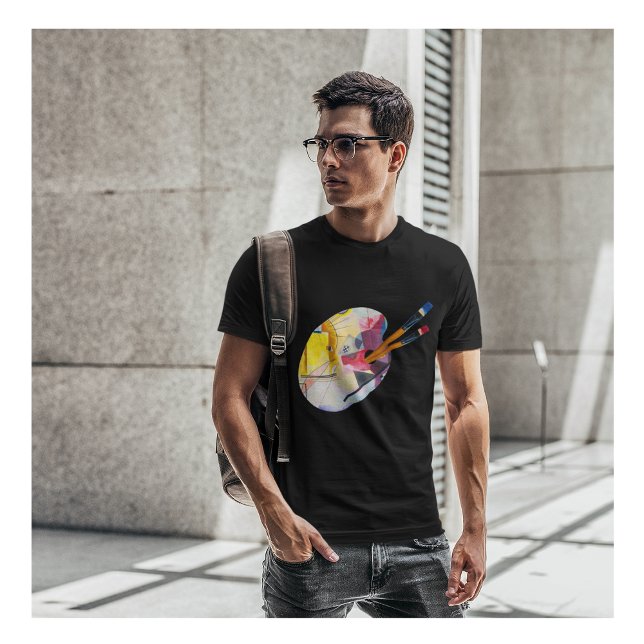 Abstrakt Art T-Shirt med en Kandinsky-målning (Skapare uppladdad)