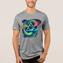 Abstrakt Art T-Shirt - Neon Pulse