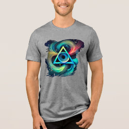 Abstrakt Art T-Shirt - Neon Pulse