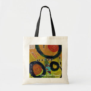 Abstrakt Art Tote Tygkasse