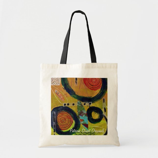 Abstrakt Art Tote Tygkasse (Framsidan)