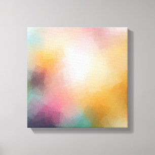 Abstrakt Art-Trendig Färg Elegant Modern Canvastryck